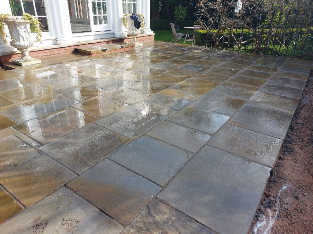 York stone patio York stone patio