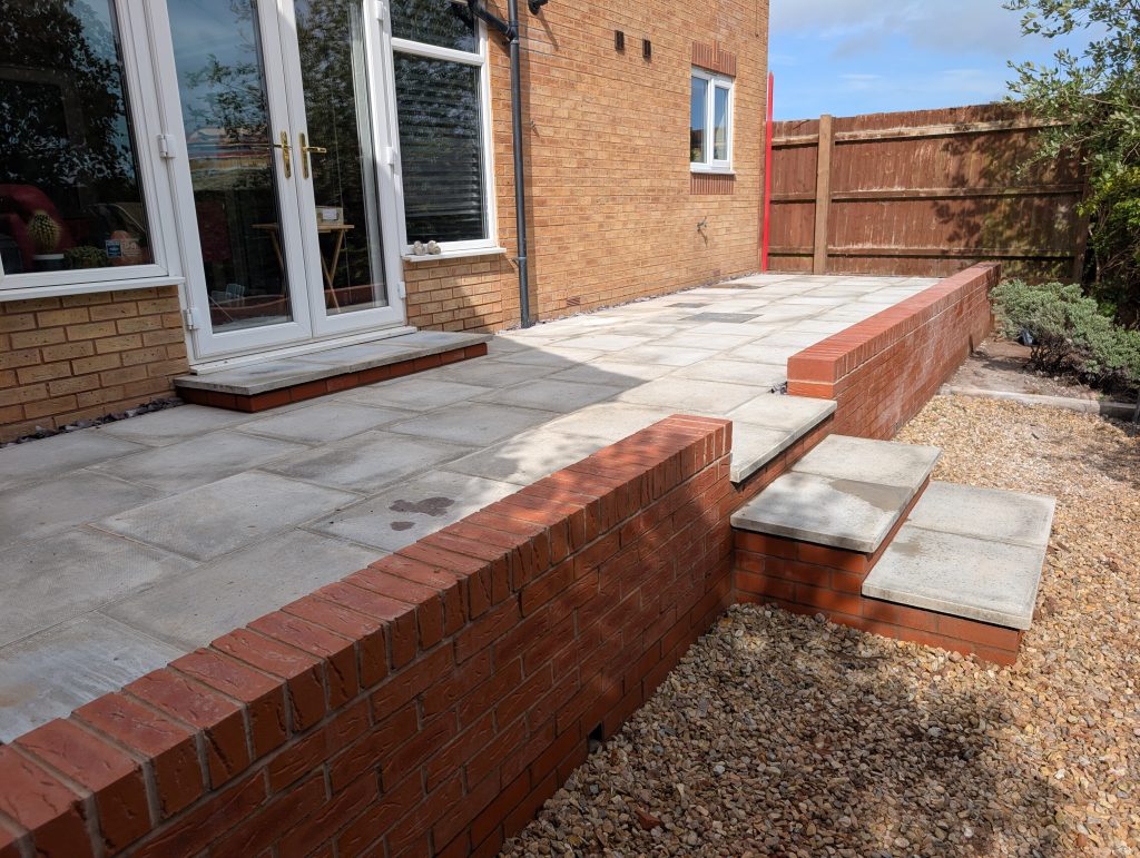 Concrete paving & steps Concrete paving & steps